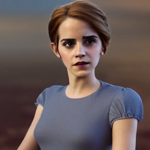 Prompt: emma watson as a pixar character, 8 k, pixar render