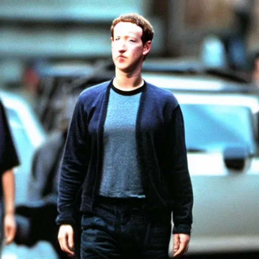 Image similar to mark zuckerberg in the matrix ( 1 9 9 9 )