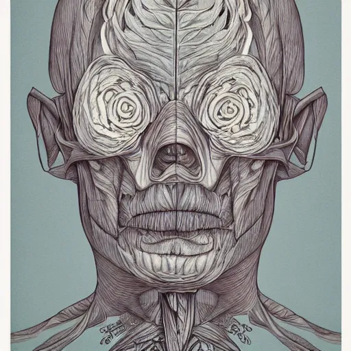 Image similar to the anatomy of a head of lettuce, an ultrafine detailed painting by james jean, behance contest winner, vanitas, angular, altermodern