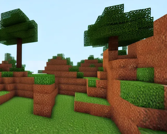 ArtStation - Minecraft Grass Block