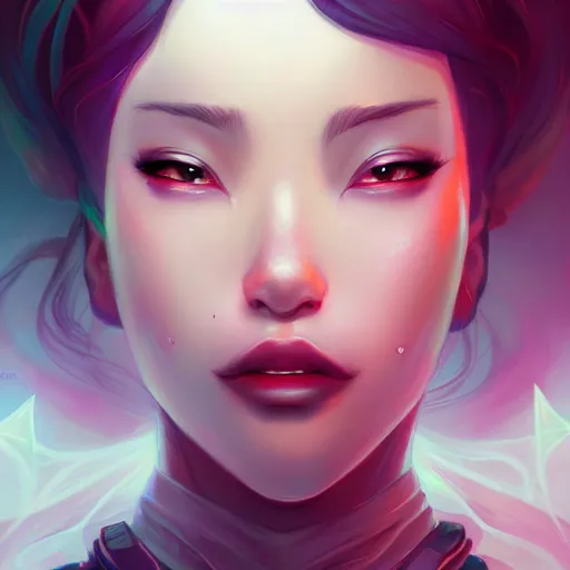 Image similar to a portrait of a beautiful shodan, art by lois van baarle and loish and ross tran and rossdraws and sam yang and samdoesarts and artgerm and saruei, digital art, highly detailed, intricate, sharp focus, trending on artstation hq, deviantart, unreal engine 5, 4 k uhd image