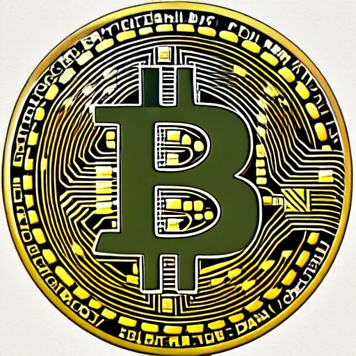 Prompt: bitcoin by salvador patrick duffill dali