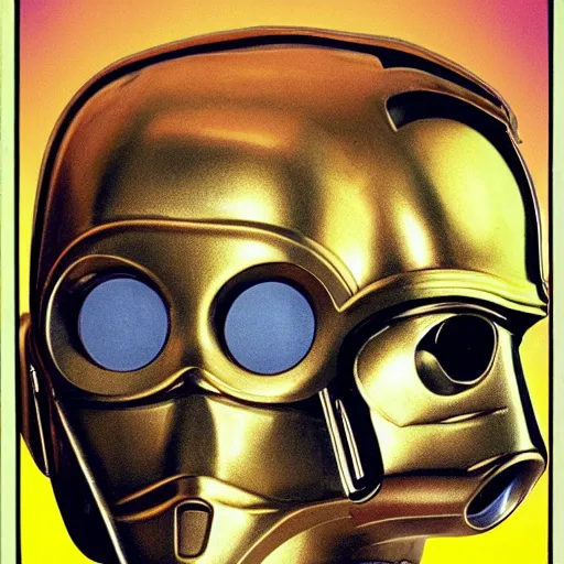 Prompt: c3po in a George melies movie