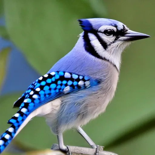 Prompt: bluejay staring at spaghetti