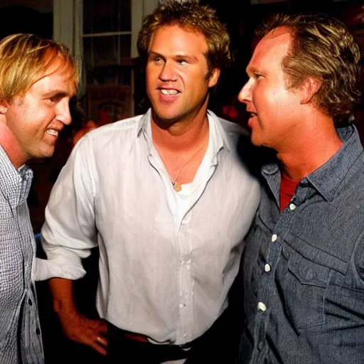Image similar to owen wilson hanging out with vince vaughn and will ferrell