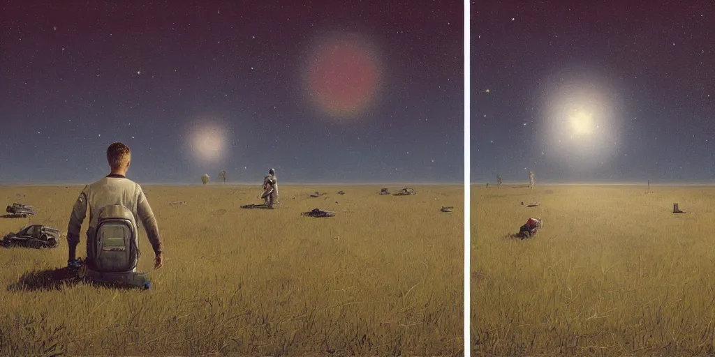 Image similar to never let them take the light behind your eyes, Scott Listfield