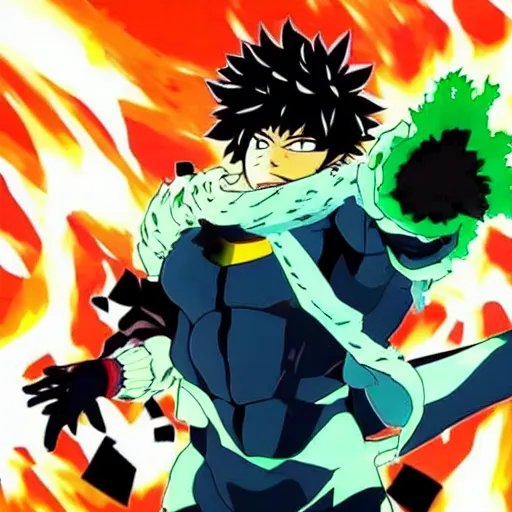 Image similar to Izuku Midoriya dies in a nuclear explosion, Yoji Shinkawa