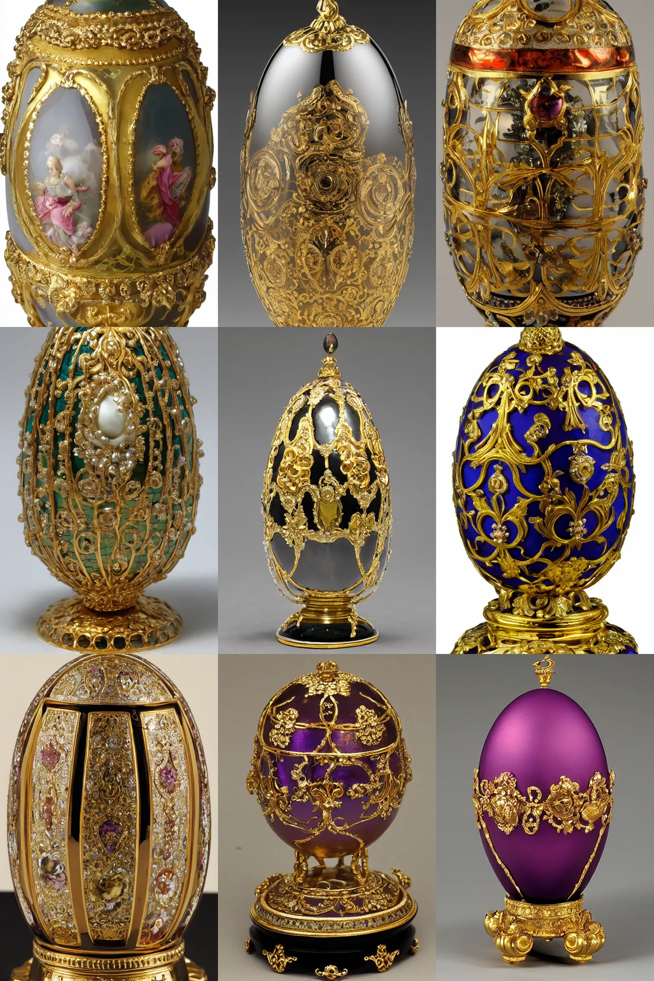 Prompt: baroque faberge egg
