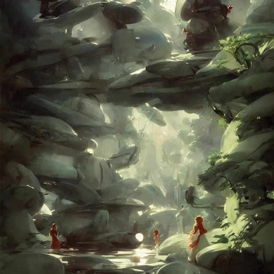 Image similar to the jetsons cartoons, art by anders zorn, wonderful masterpiece by greg rutkowski, beautiful cinematic light, american romanticism thomas lawrence, greg rutkowski