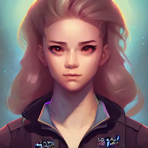 Prompt: a portrait of a female future soldier, art by lois van baarle and loish and ross tran and rossdraws and sam yang and samdoesarts and artgerm and saruei and disney, digital art, highly detailed, intricate, sharp focus, trending on artstation hq, deviantart, unreal engine 5, 4 k uhd image