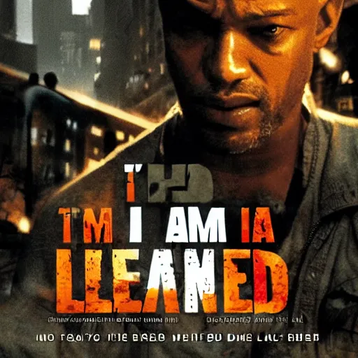 Image similar to the text: I am legend