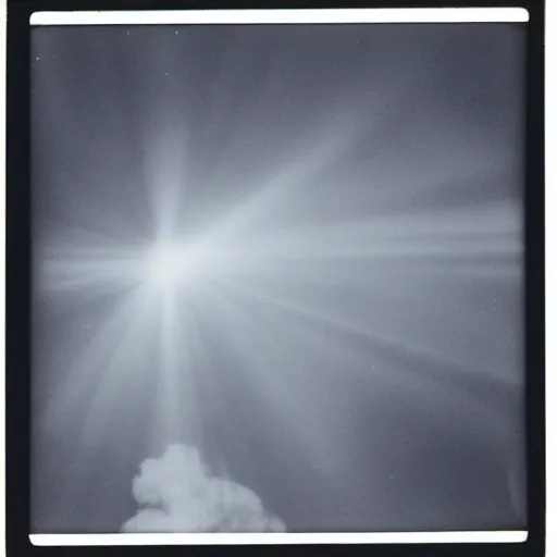 Image similar to sunbeams smoke polaroid