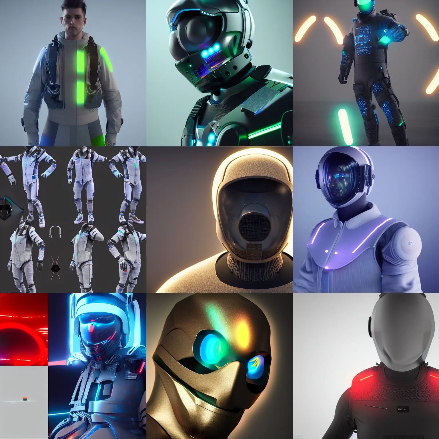 Image similar to technological clothing with RGB illumination, octane render, photorealistic, 8k post processing, high quality