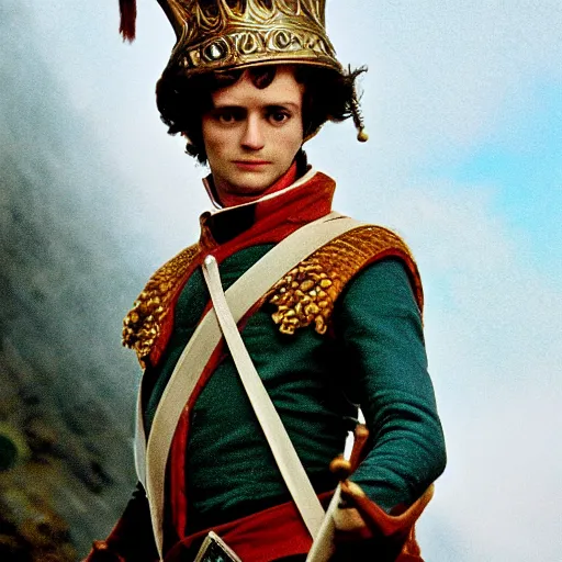 Prompt: napoleon as elve in lord of the rings