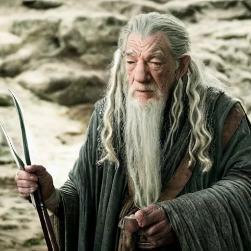 Image similar to ian mckellen as gandalf in game of thrones