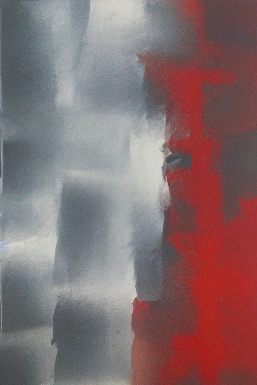 Image similar to painting by Gerhard Richter