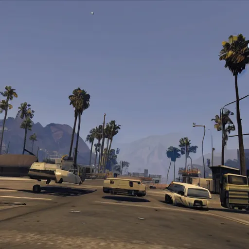 Image similar to los santos being nuked in gta v