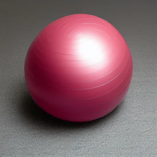 Prompt: a Exercise Ball inside a Room