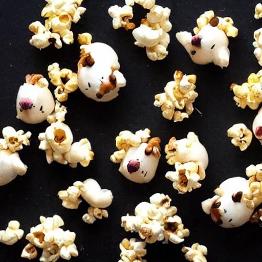 Image similar to mice in popcorn