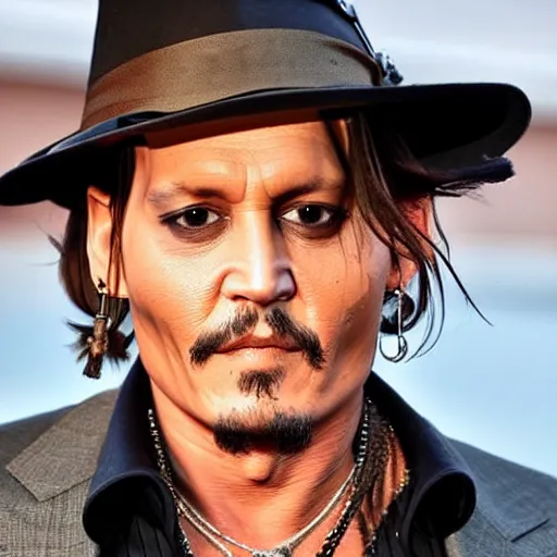 Image similar to johnny depp helping homeless people out