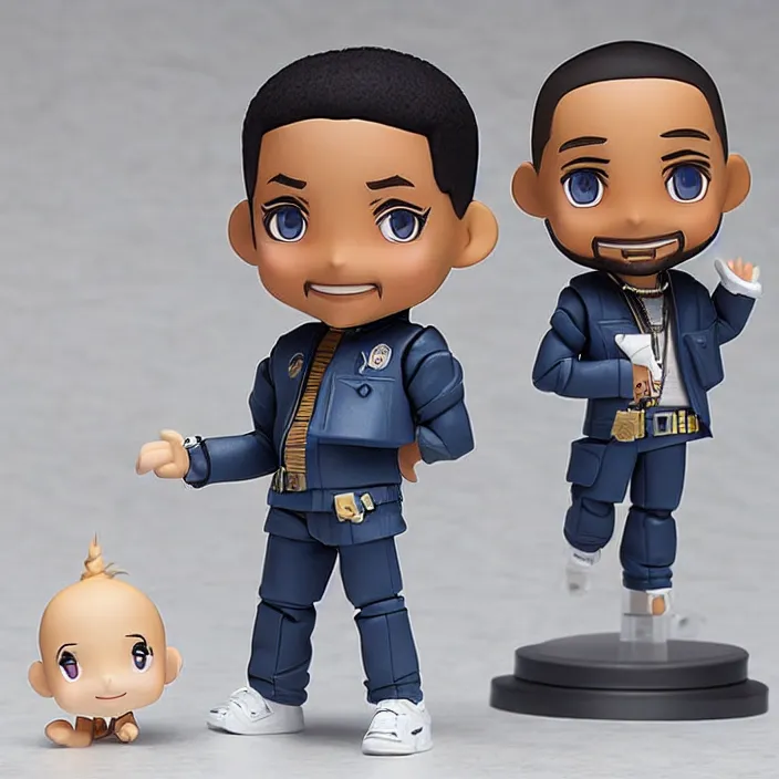 Image similar to will smith, an anime nendoroid of will smith, figurine, detailed product photo