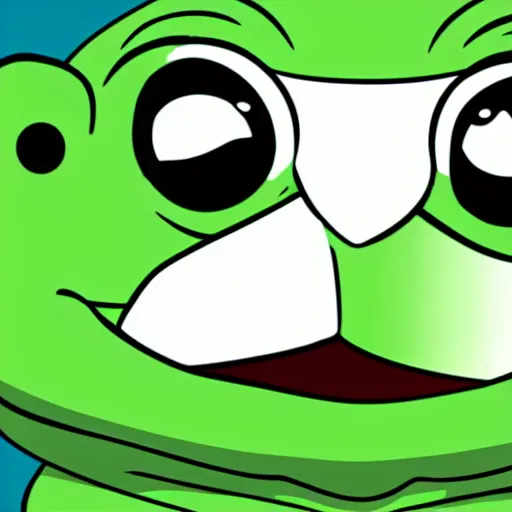 Image similar to pepe the frog eating deodorant, 4 k