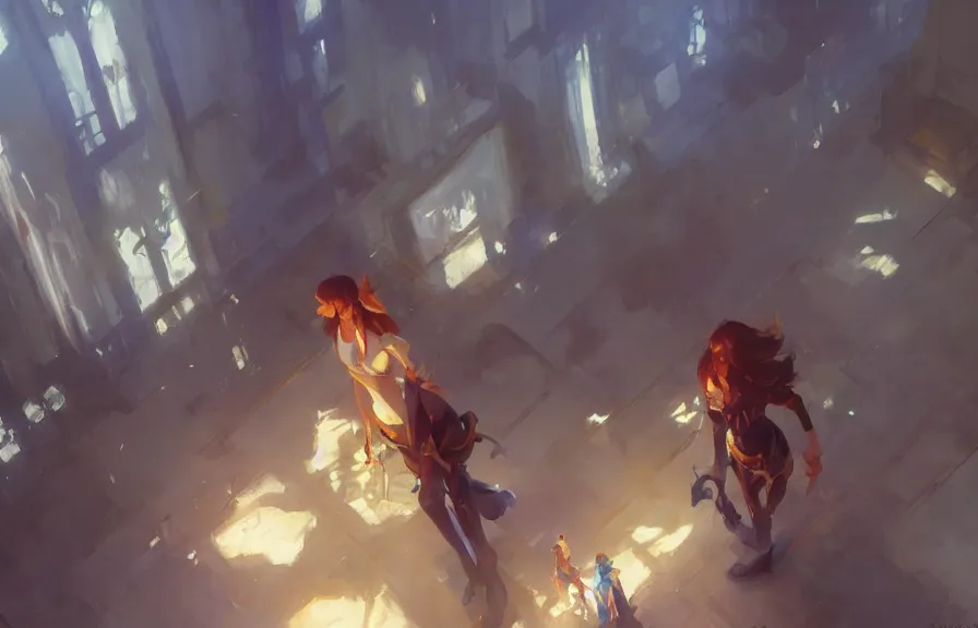 Image similar to greg manchess concept art of a the chromespork dimension, key visual, ambient lighting, highly detailed, digital painting, artstation, concept art, sharp focus, by makoto shinkai and akihiko yoshida and hidari and wlop and greg rutkowski