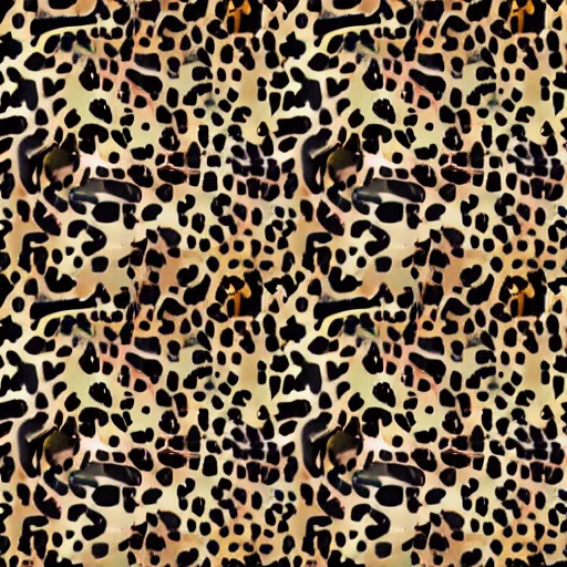 Prompt: leopad print pattern