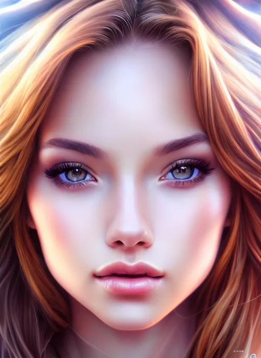 Image similar to a gorgeous female photo, professionally retouched, full body shot, realistic, smooth face, perfect eyes, symmetrical, wide angle, sharp focus on eyes, 8 k high definition, insanely detailed, intricate, elegant, art by artgerm