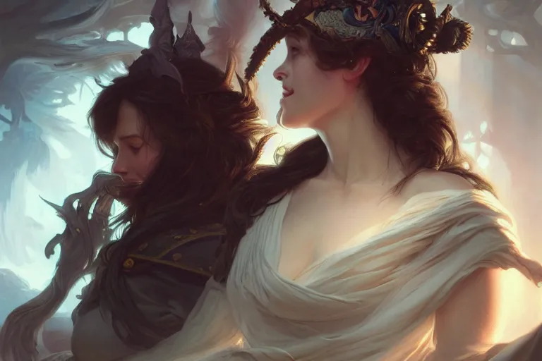 Image similar to photography of edwin henry landseer, deep focus, d & d and mtg, fantasy, intricate, elegant, highly detailed, digital painting, artstation, concept art, matte, sharp focus, illustration, hearthstone, art by artgerm and greg rutkowski and alphonse mucha