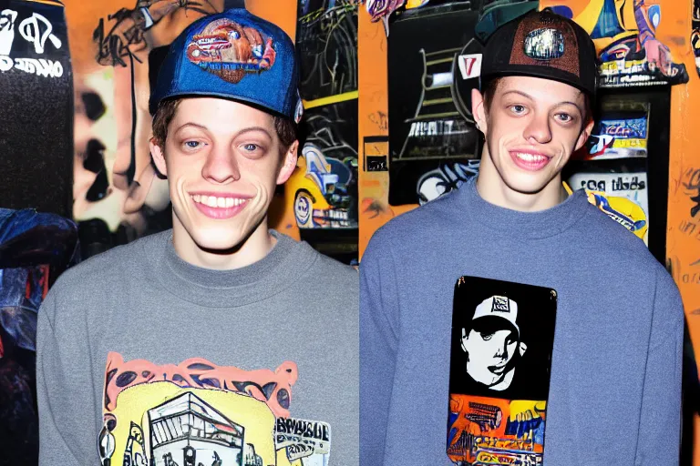 Image similar to pete davidson in tony hawks pro skater 4