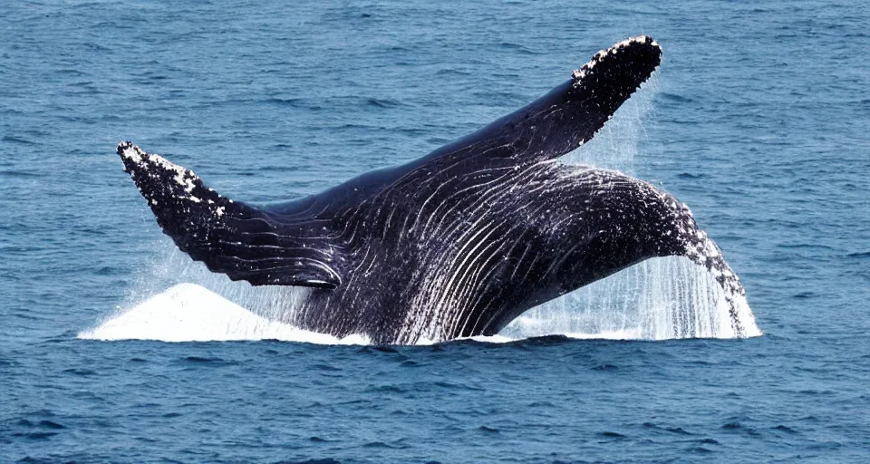 Prompt: an NFT profile picture of a whale with feet