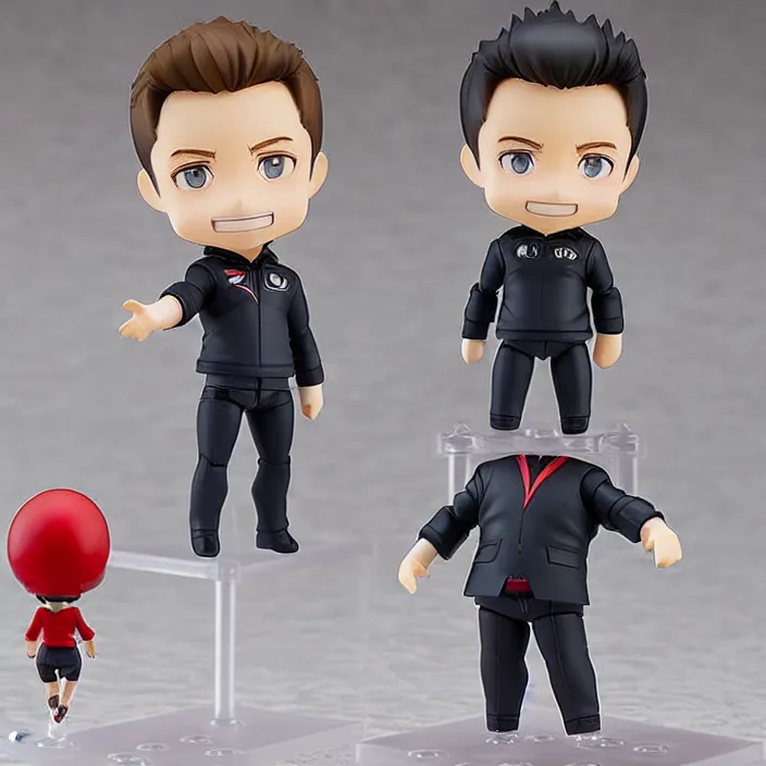 Image similar to One! Anime Nendoroid figurine of Elon Musk, fantasy, figurine , product photo