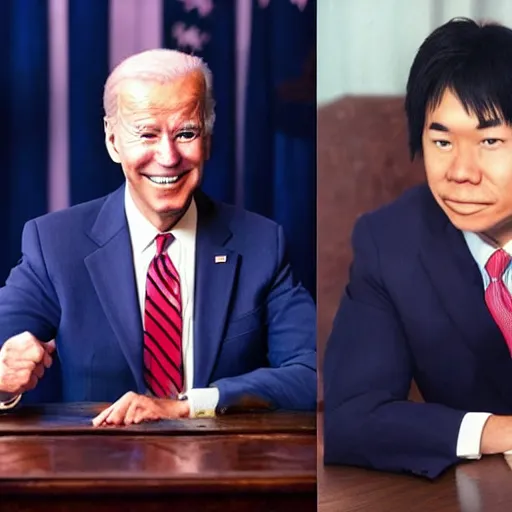 Image similar to Joe Biden anime Akira Toriyama