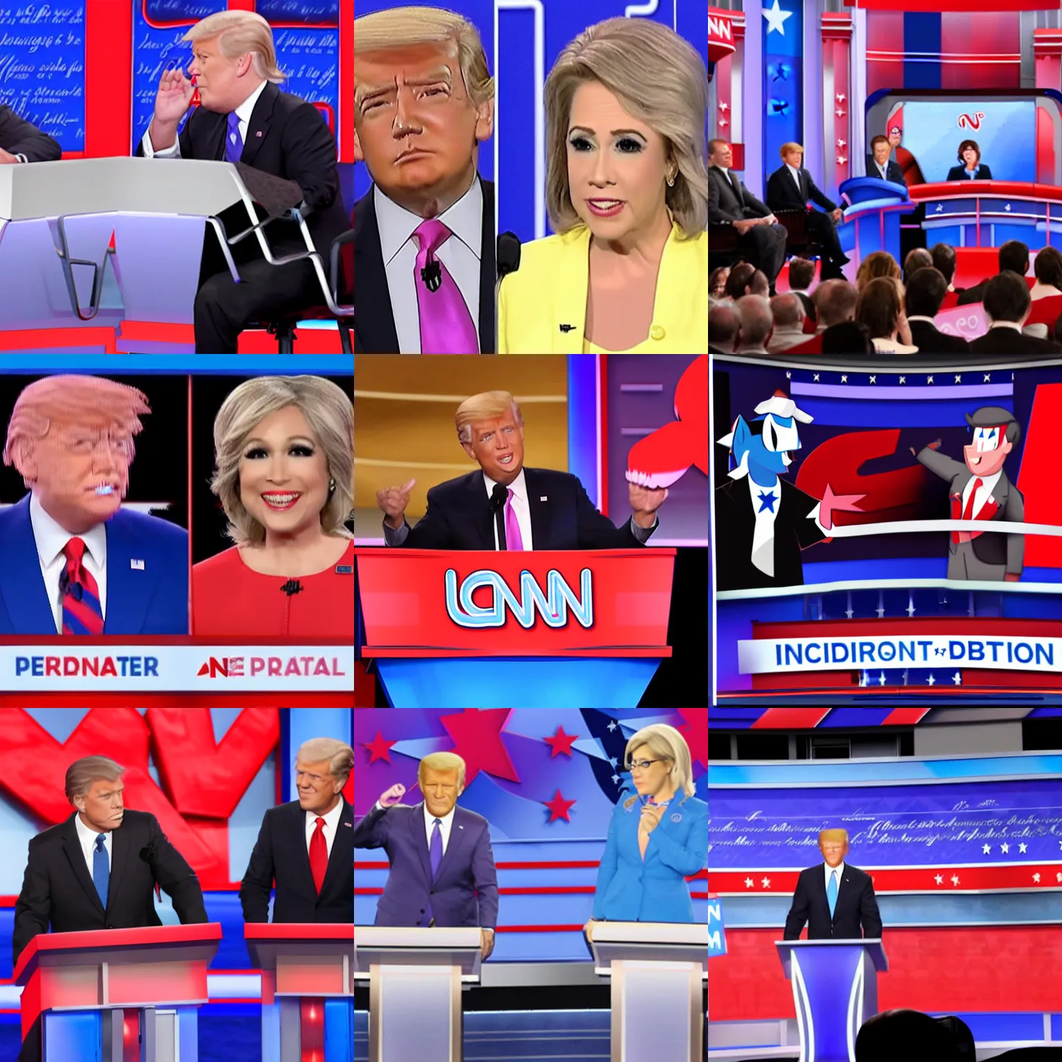 Prompt: brony presidential debate, cnn