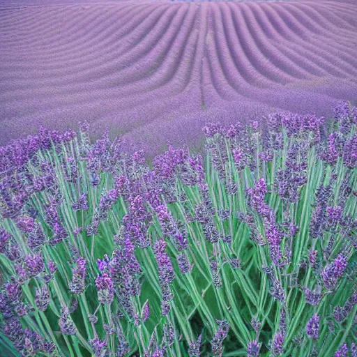 Image similar to crystethereal lavender manipulation infusion silver fuji pastel