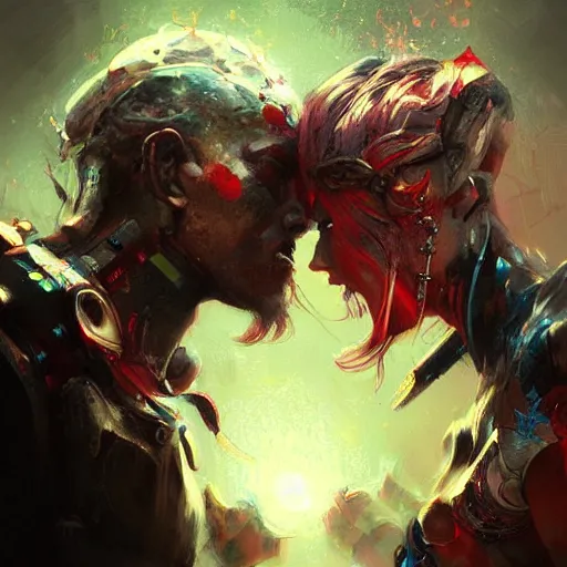 Prompt: i'm a popular on social media by raymond swanland, highly detailed, bright tones