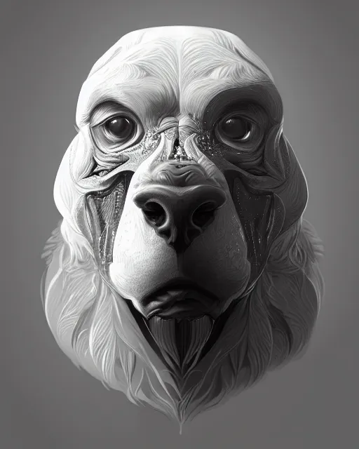 Image similar to humanoid animal, bust shot, smooth, intricate, elegant, power aura, digital painting, artstation, concept art, sharp focus, illustration, art by jason chan and riot studios,