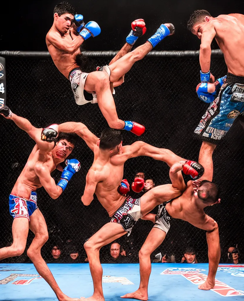 Image similar to chito vera knocks out dominick cruz via headkick, by annie leibovitz and steve mccurry, natural light, detailed face, canon eos c 3 0 0, ƒ 1. 8, 3 5 mm, 8 k, medium - format print