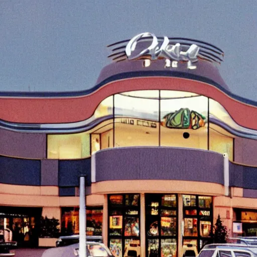 Image similar to mall, 1990s, iconic and popular iconography