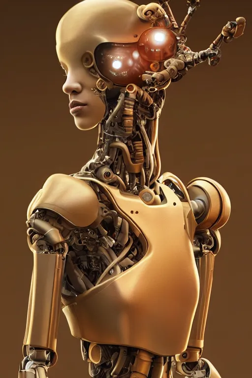 Image similar to beautiful teen robot character design, full body, whole body, one face, dystopian, biopunk, skin details, digital painting, sculpted in zbrush, artstation, concept art, smooth, sharp focus, illustration, chiaroscuro, soft lighting, golden ratio, rule of thirds, fibonacci, incredible art by Stanley Artgerm Lau and Greg Rutkowski, composition by pascal blanché and Simon Stalenhag,