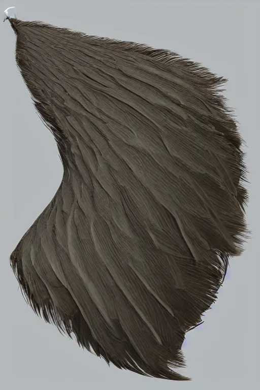 Prompt: 3d texture, normal map, feather
