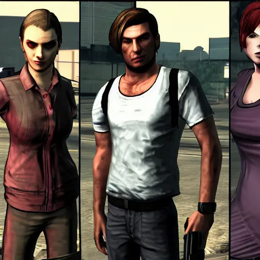 Image similar to GTA with Resident Evil characters