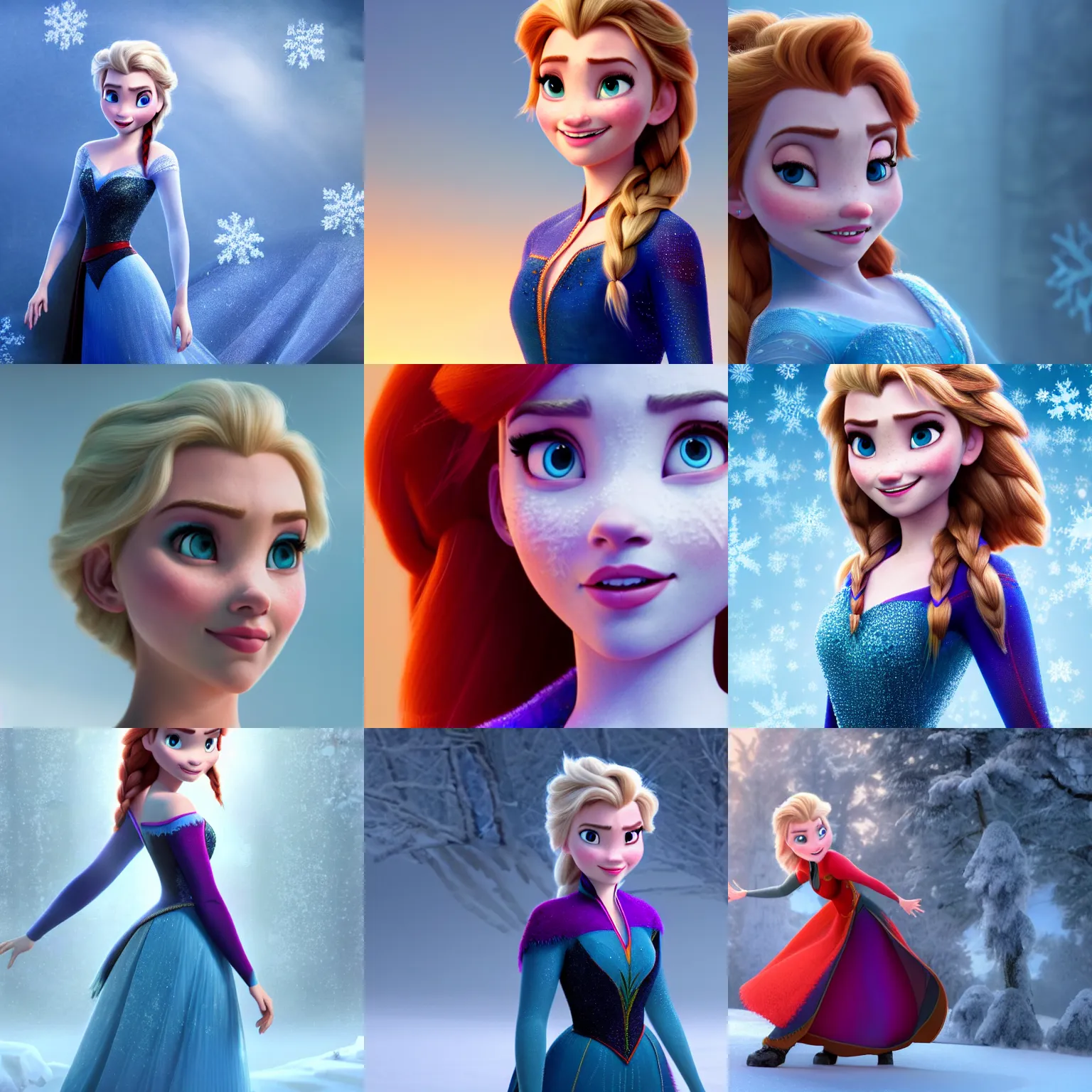 disney frozen 3 poster, Stable Diffusion