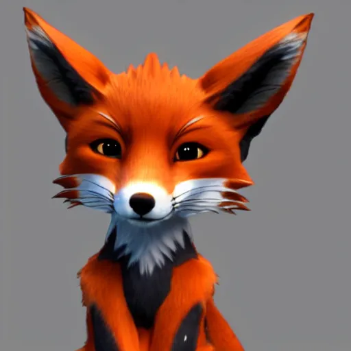 Prompt: a cute anime fox, high detail, unreal engine,