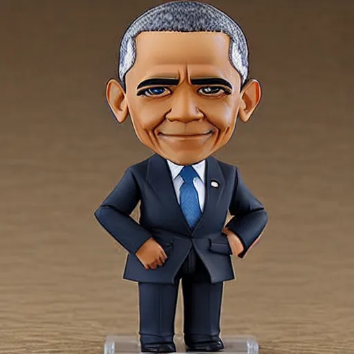 Prompt: Barack Obama nendoroid