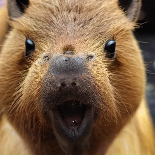 Image similar to capybara demon