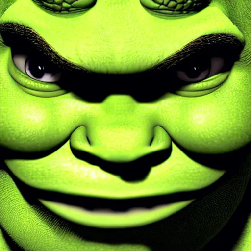 Image similar to shrek as human in real life highly detailed, intricate, sharp focus, digital art, 8 k