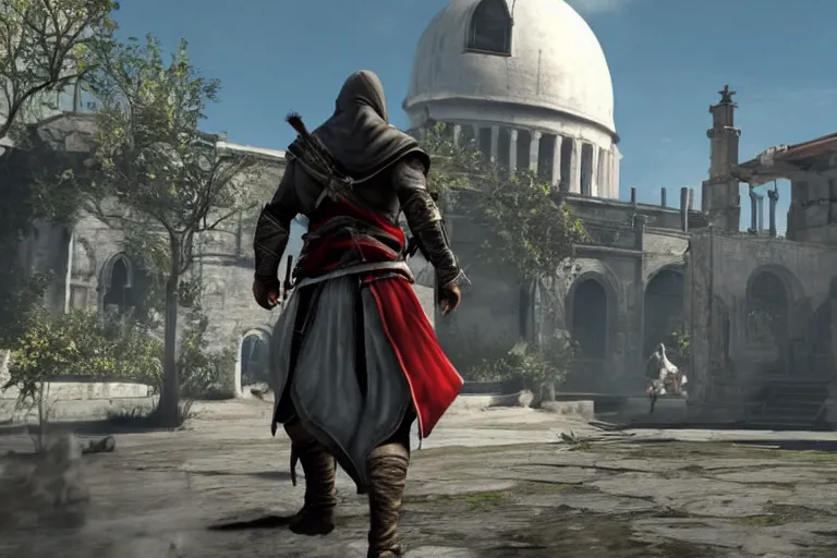 Prompt: assassins creed gameplay