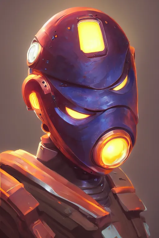 Image similar to epic mask helmet robot ninja portrait stylized as fornite style game design fanart by concept artist gervasio canda, behance hd by jesper ejsing, by rhads, makoto shinkai and lois van baarle, ilya kuvshinov, rossdraws global illumination radiating a glowing aura global illumination ray tracing hdr render in unreal engine 5